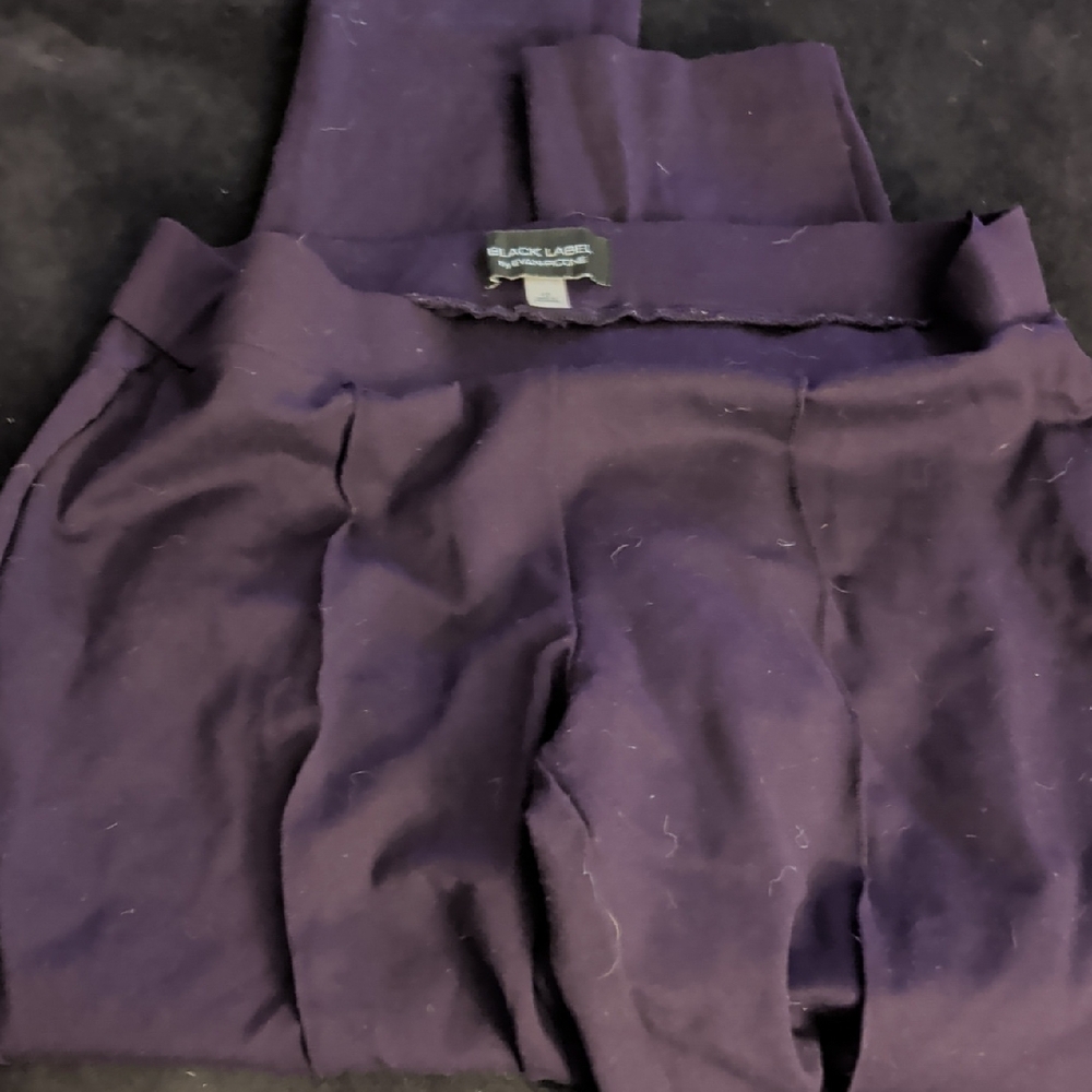 Elegant Purple Women's Trousers by Black Label